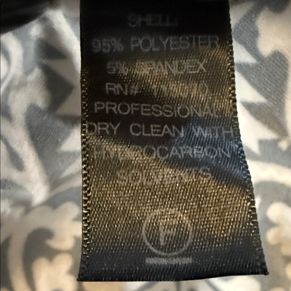 Nina Leonard Women Floral Cold Shoulder Swing Loose Midi Dress Black White - L - Picture 7 of 7